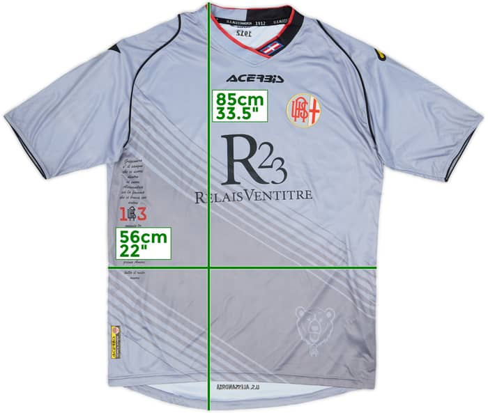 2014-15 Alessandria Home Shirt - 8/10 - (XXL)
