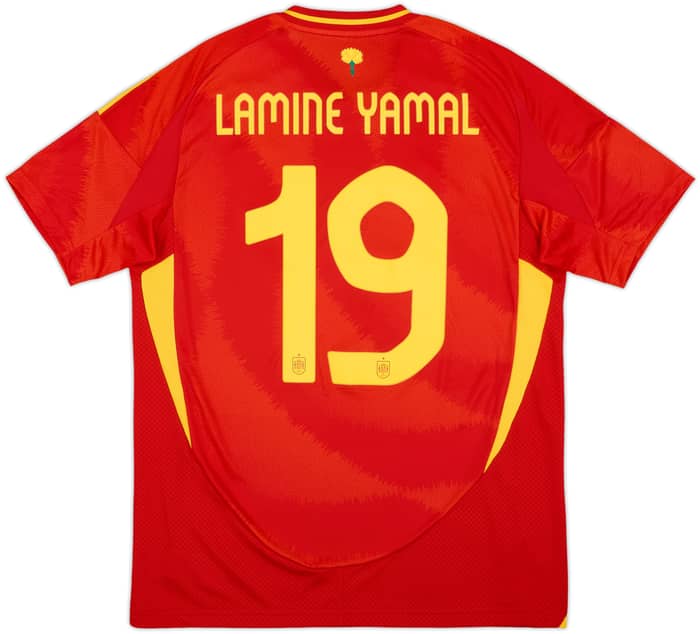 2024-25 Spain Home Shirt Lamine Yamal #19 - 10/10 - (M)