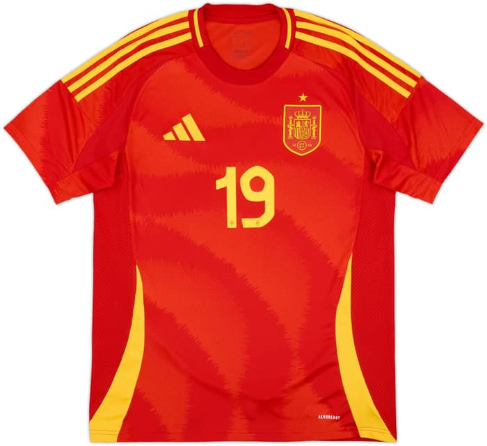 2024-25 Spain Home Shirt Lamine Yamal #19 - 10/10 - (M)