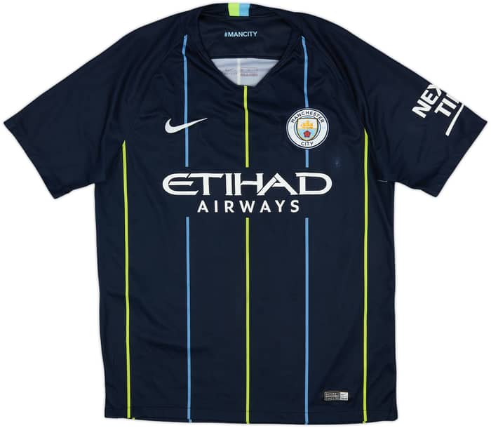 2018-19 Manchester City Camiseta Visitante Kun Aguero #10 - 8/10 - (M)