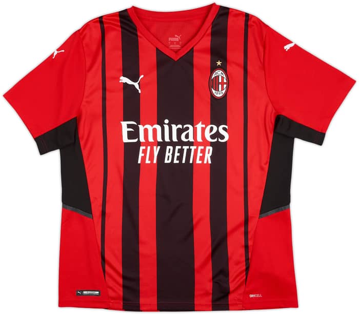 2021-22 AC Milan Home Shirt Ibrahimovic #11 - 8/10 - (L)