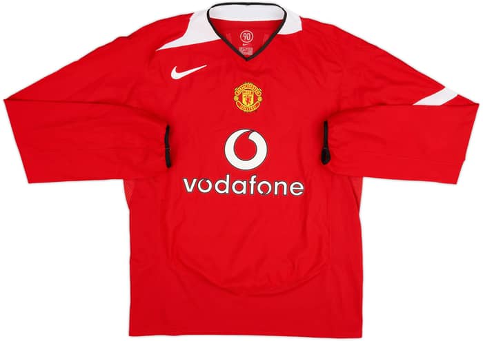 2004-06 Manchester United Local L/S Camiseta Ronaldo #7 - 9/10 - (M)
