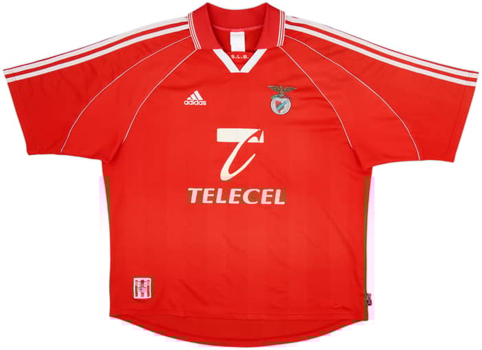 1999-00 Benfica Home Shirt Nuno Gomes #21 - 5/10 - (L)