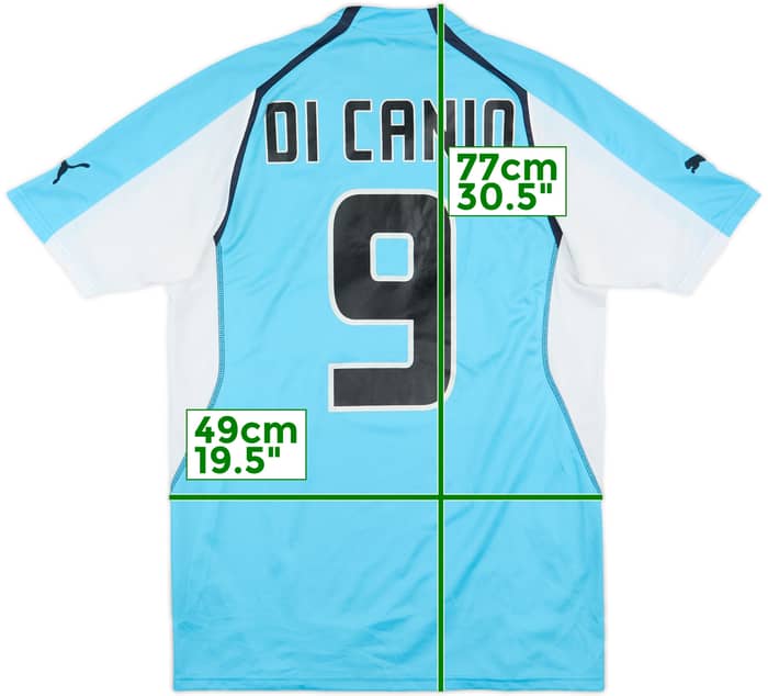 2004-05 Lazio Home Shirt Di Canio #9 - 6/10 - (M)