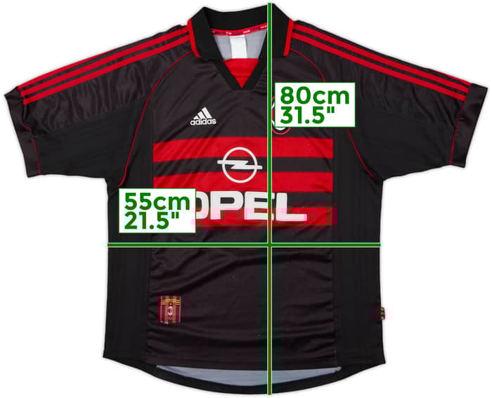 1998-99 AC Milan Third Shirt - 8/10 - (L)