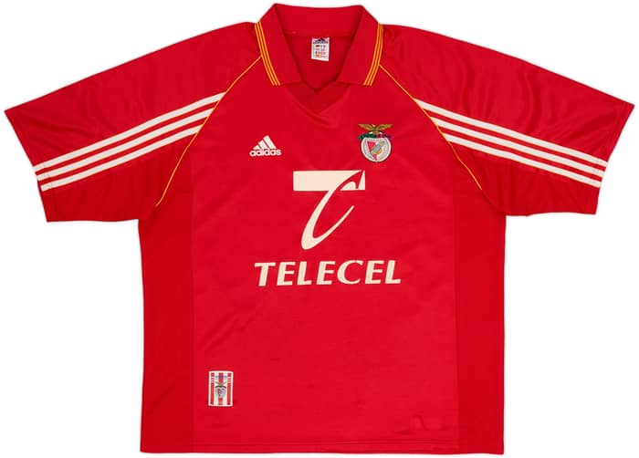 Camiseta de local del Benfica 1998-99 Nuno Gomes #21 - 7/10 - (XL)