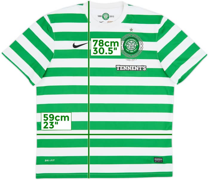 2012-13 Celtic '125th Anniversary' Home Shirt - 6/10 - (XL)
