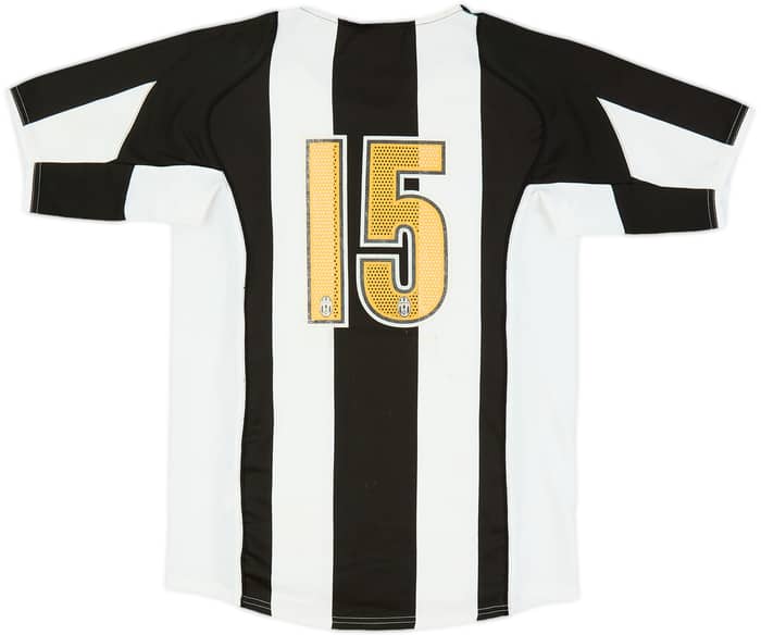 2004-05 Juventus Home Shirt #15 - 4/10 - (L.Boys)