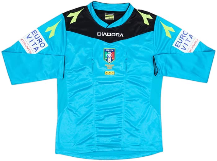 2015-17 Italy Diadora Referee L/S Shirt - 8/10 - (S)