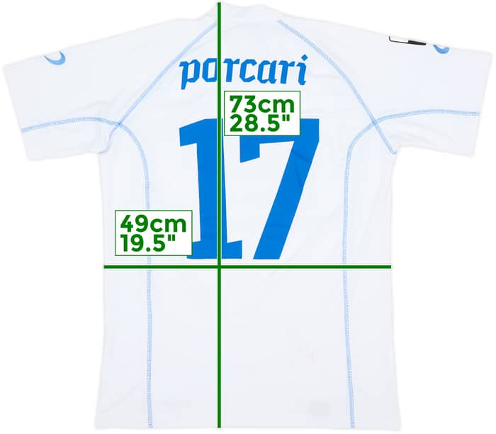 2010-11 Novara Away Shirt Porcari #17 (M)