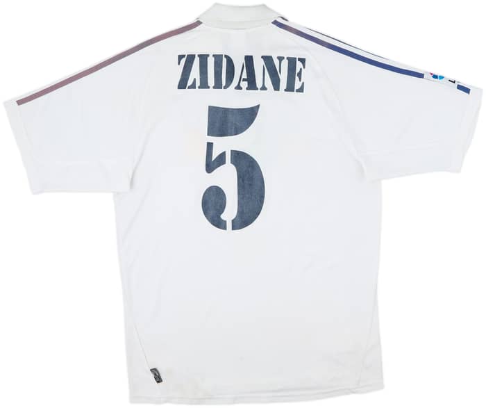 2001 Real Madrid Home Shirt Zidane #5 - 3/10 - (M)