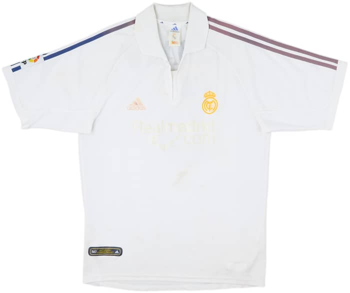 2001 Real Madrid Home Shirt Zidane #5 - 3/10 - (M)