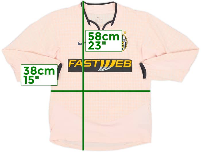 2003-04 Juventus Away L/S Shirt #5 - 7/10 - (S.Boys)