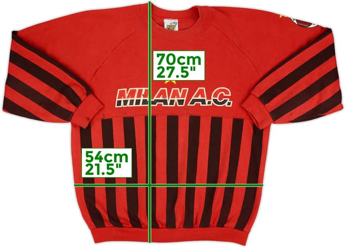 1990-91 AC Milan Le Felpe Dei Grandi Sweat Top - 5/10 - (L)