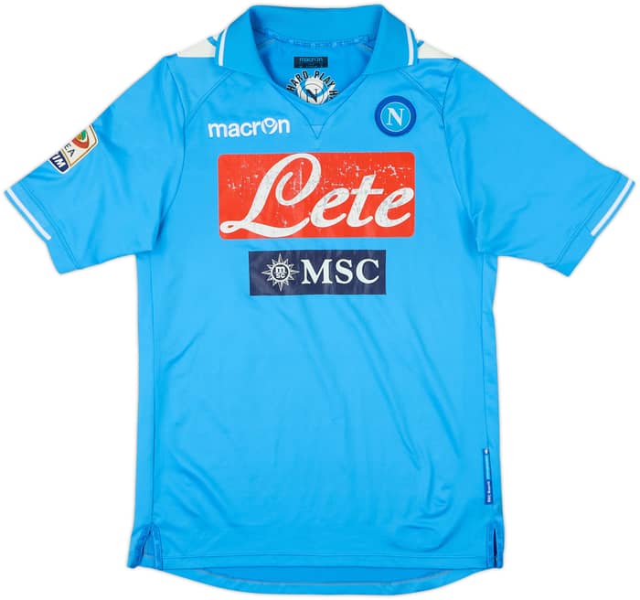 2011-12 Napoli Home Shirt Lavezzi #22 - 4/10 - (M)