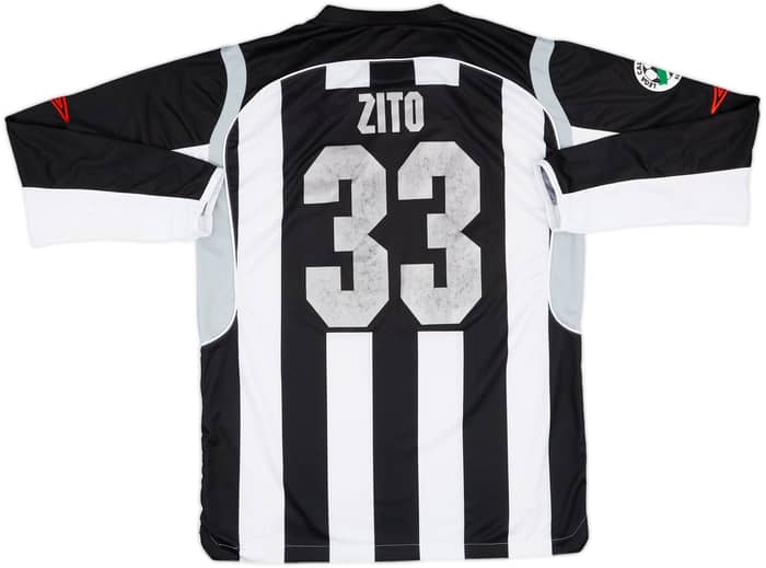 2008-09 Siena Match Issue Home L/S Shirt Zito #33