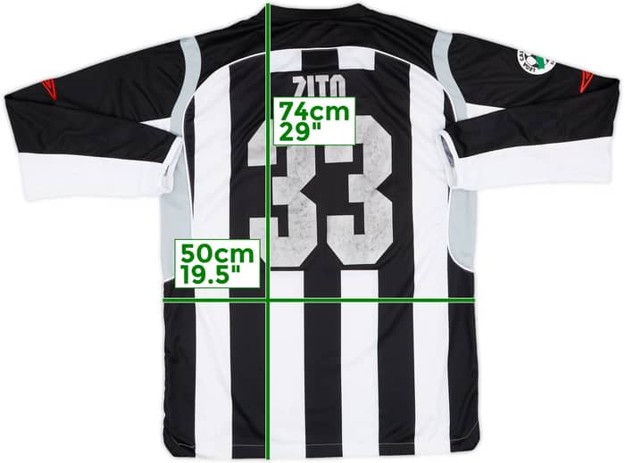 2008-09 Siena Match Issue Home L/S Shirt Zito #33