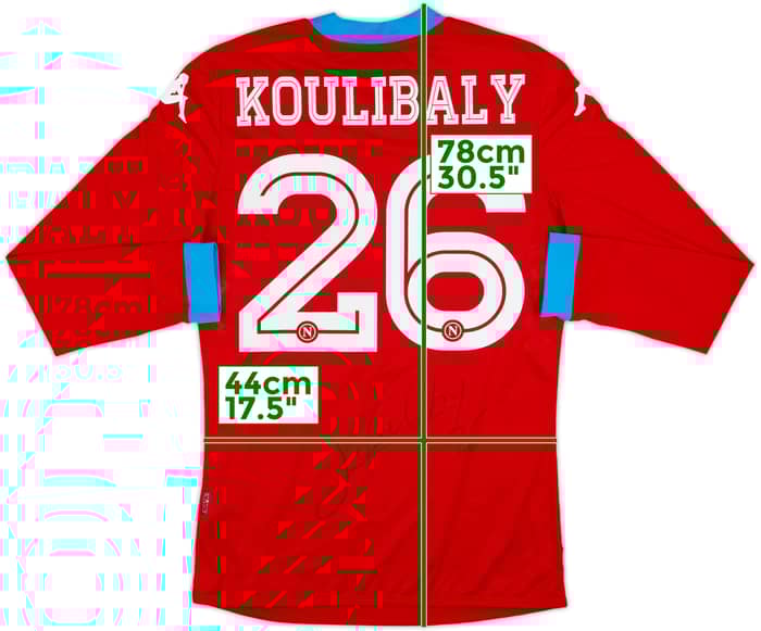 2015-16 Napoli Authentic Signed Third L/S Shirt Koulibaly #26 - 4/10 - (L)