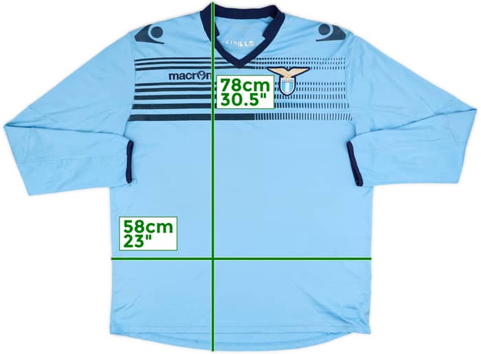 2014-15 Lazio Macron Training L/S Shirt - 6/10 - (L)