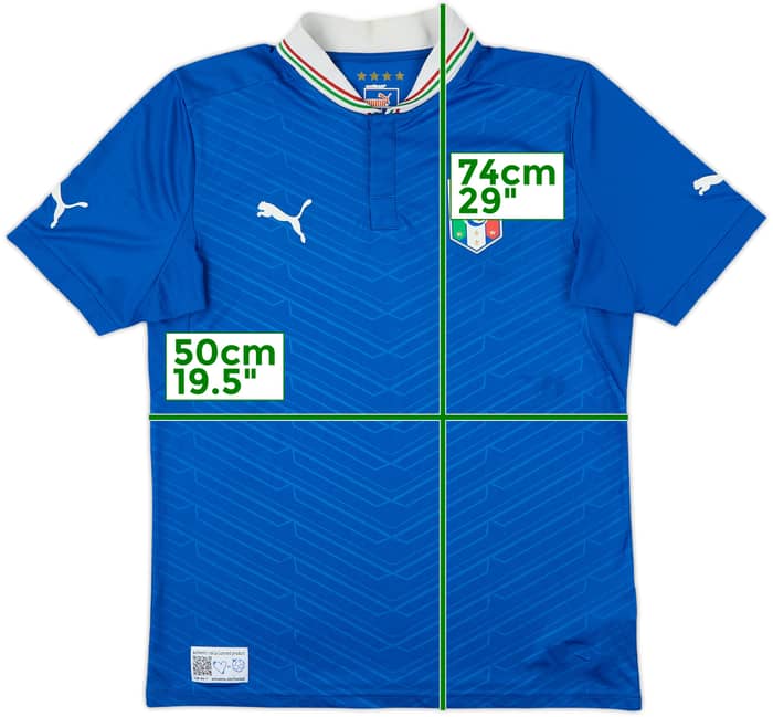 2012-13 Italy Home Shirt - 8/10 - (M)