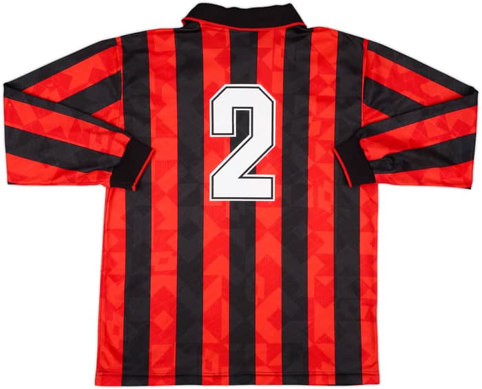 1994-95 AC Milan Match Issue Home L/S Shirt #2