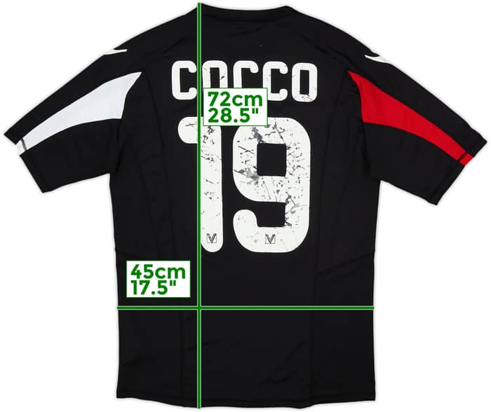 2012-13 Vicenza Away Shirt Cocco #19 - 4/10 - (M)