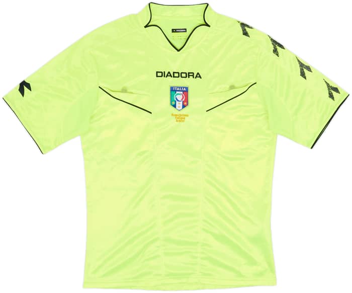2013-14 Italy Diadora Referee Shirt - 6/10 - (S)