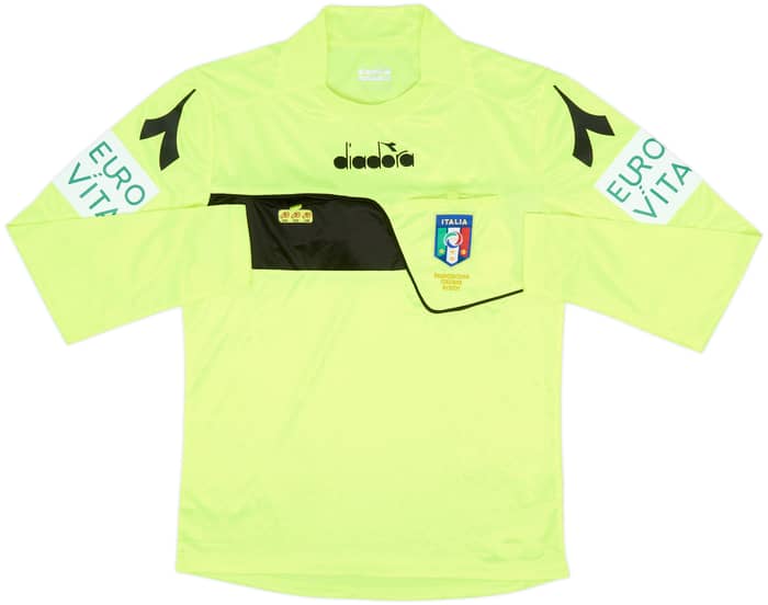 2017-18 Italy Diadora Referee Shirt - 9/10 - (S)