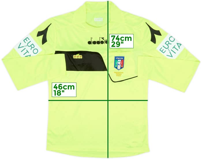 2017-18 Italy Diadora Referee Shirt - 9/10 - (S)