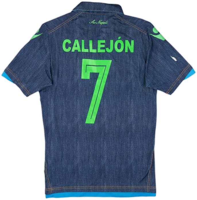2014-15 Napoli Away Shirt Callejon #7 - 4/10 - (S)