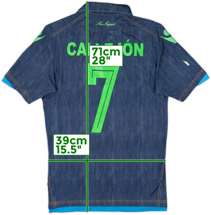 2014-15 Napoli Away Shirt Callejon #7 - 4/10 - (S)