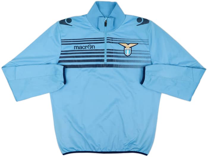 2012-13 Lazio Macron 1/4 Zip Drill Top - 7/10 - (M)