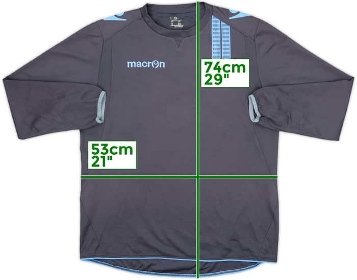 2013-14 Lazio Macron Training L/S Shirt - 6/10 - (S)
