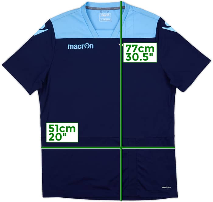 2017-18 Lazio Macron Training Shirt - 6/10 - (L)