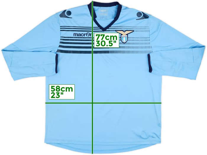 2014-15 Lazio Macron Training L/S Shirt - 6/10 - (L)