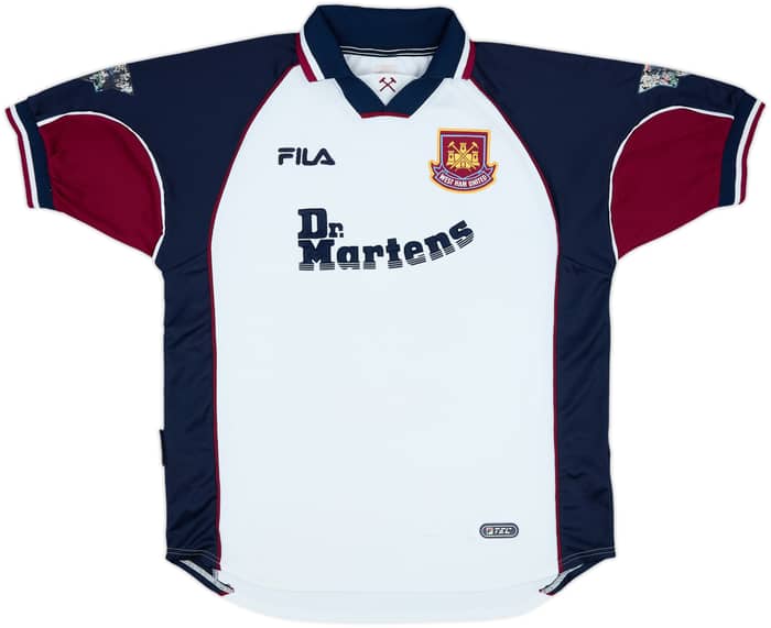 1999-01 West Ham Away Shirt Di Canio #10 - 4/10 - (XL)
