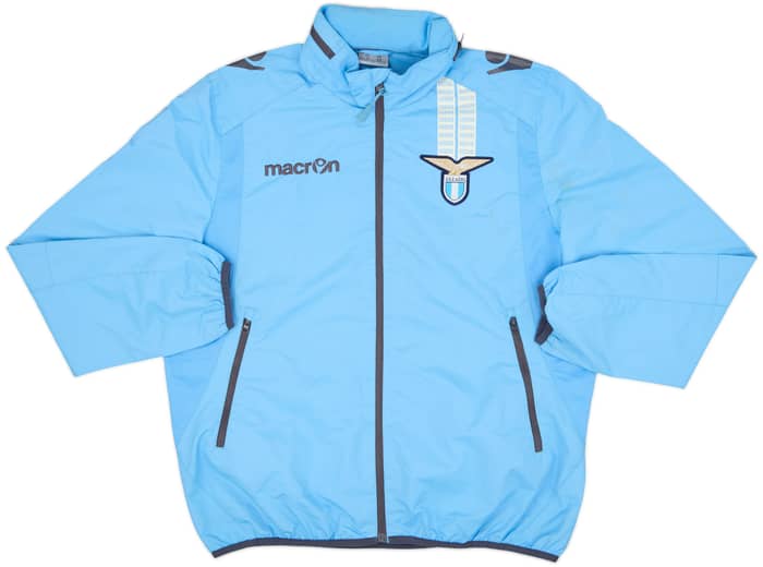 2019-20 Lazio Macron Hooded Rain Jacket - 8/10 - (S)