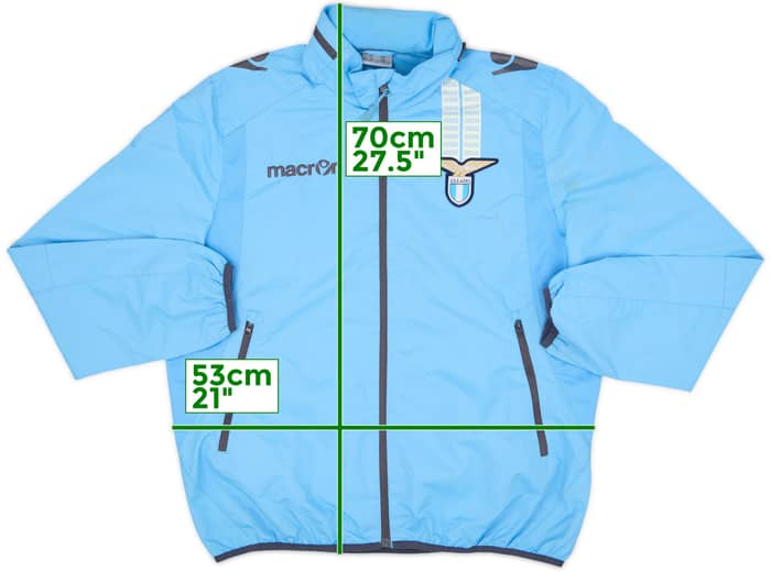 2019-20 Lazio Macron Hooded Rain Jacket - 8/10 - (S)