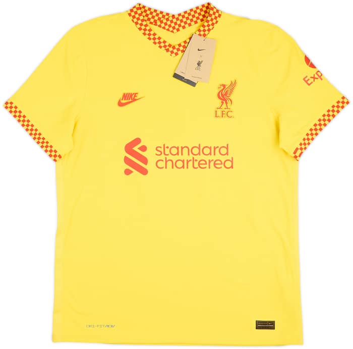2021-22 Liverpool Authentic Third Shirt Virgil #4 (L)