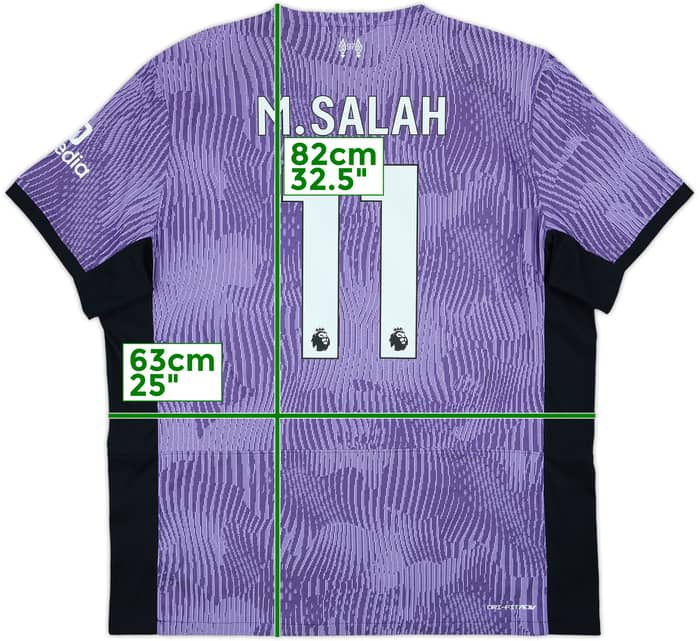 2023-24 Liverpool Authentic Third Shirt M.Salah #11 - 10/10 - (XXL)