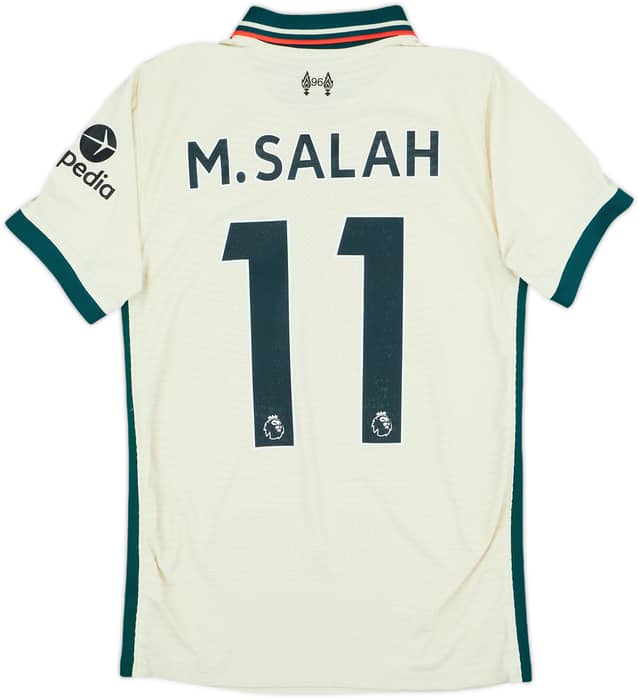 2021-22 Liverpool Authentic Away Shirt M.Salah #11 - 8/10 - (XS)