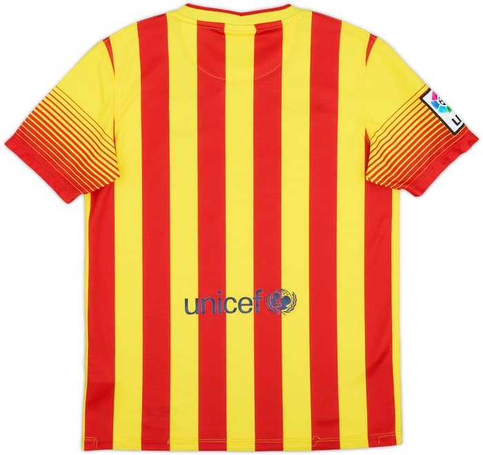 2013-15 Barcelona Away Shirt - 6/10 - (L.Boys)