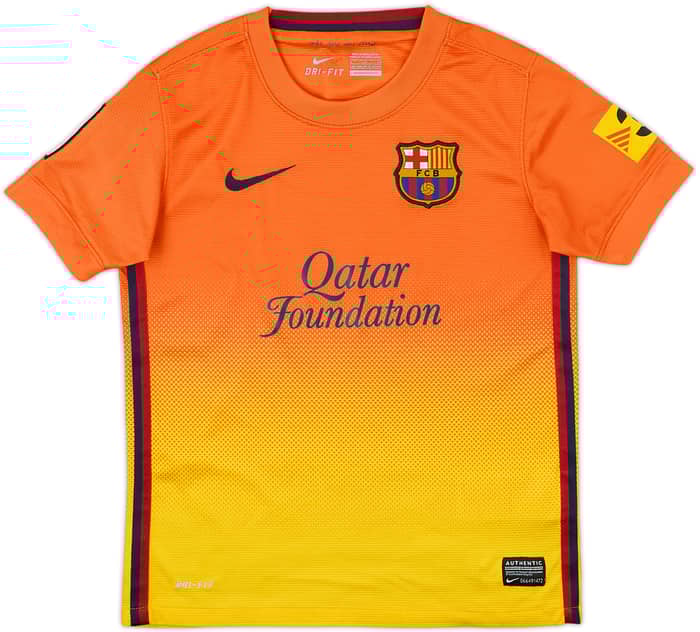2012-13 Barcelona Away Shirt - 10/10 - (S.Boys)