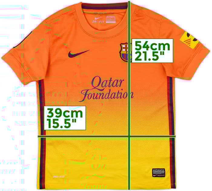 2012-13 Barcelona Away Shirt - 10/10 - (S.Boys)