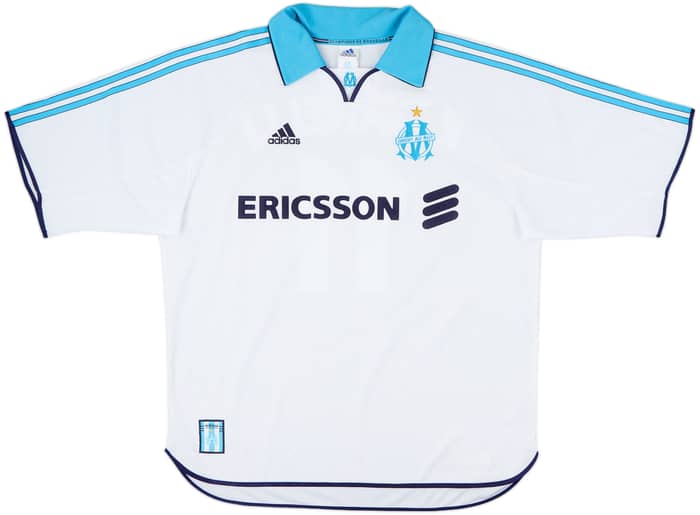 1999-00 Olympique Marseille Home Shirt Ravanelli #11 - 9/10 - (XL)