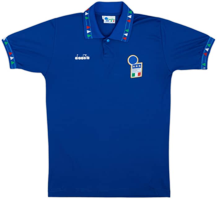 1992-93 Italy Home Shirt - 6/10 - (L.Boys)