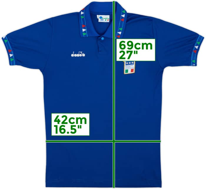1992-93 Italy Home Shirt - 6/10 - (L.Boys)