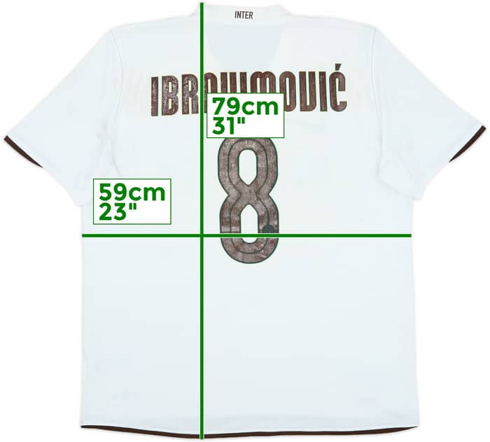 2008-09 Inter Milan Away Shirt Ibrahimovic #8 - 4/10 - (XL)