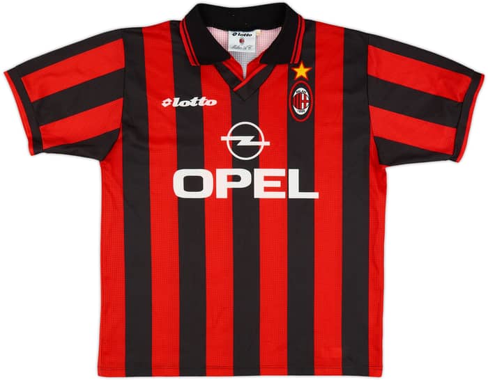1997-98 AC Milan Home Shirt - 6/10 - (M)