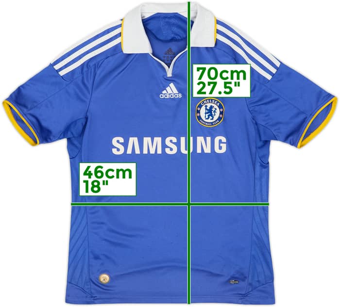 2008-09 Chelsea Home Shirt Drogba #11 - 6/10 - (S)